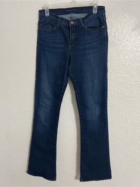 Rock & Republic Bootcut Jeans Dark Wash Slimming Denim Size 10 X 32  Stretch 599
